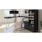 Bestar Bestar Viva 72W L-Shaped Standing Desk with Dual Monitor Arm and Storage in black 19853-18 - alternate 8